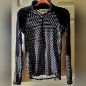 DSG Cold Weather Compression Top Black & White Size S, NWOT